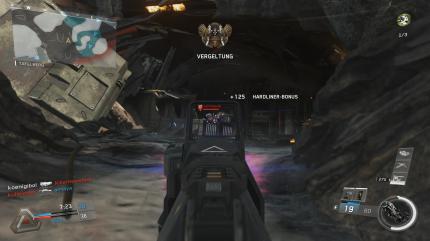 Die PC-Version von Infinite Warfare scheint unter den Online-Shooter-Spielern nicht sehr beliebt zu sein. So hatten wir manchmal arge Probleme, überhaupt 12 Spieler für eine Partie zu finden. (PC)