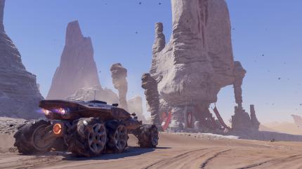 Nomad ND1: Ein schnelles, agiles Fahrzeug ohne eigene Bewaffnung zur Aufklärung neuer Planeten. Dazu verfügt es auch über spezielle Klettermodi und Booster.