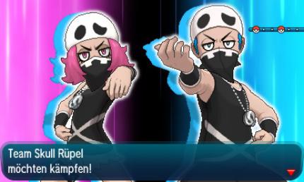 Die Fieslinge von Team Skull.