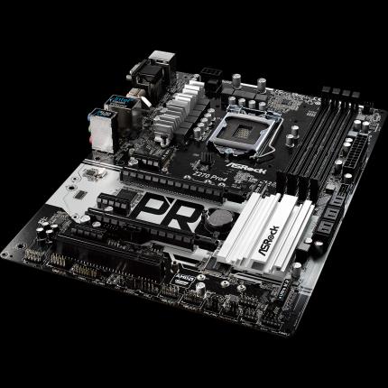 Ein ASRock Z290 Pro4 - Sockel 1151, aber nicht kompatibel zu neueren Sockel 1151-CPUs, die zur Unterscheidung mit Sockel 1151 v2 bezeichnet werden.