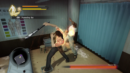 Die Yakuza haben drei wählbare Kampfstile. Majima kann beispielsweise zwischen Baseballschläger-Attacken, Tanz-Kicks und miesen Tricks wechseln.