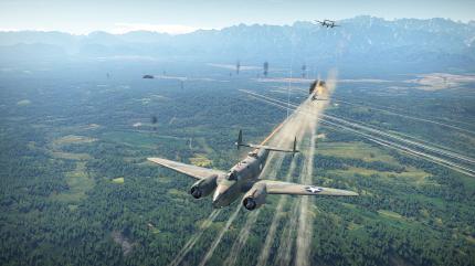 Bomber verfügen zwar über Maschinengewehre, können sich aber selten gegen mehrere flinke Jäger zeitgleich wehren.