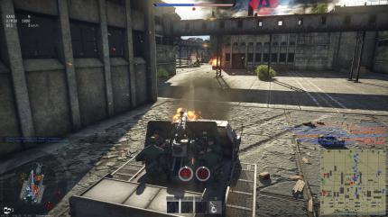 Jegliche Treffer können schwere Folgen für den Kampf haben. Hier hat ein feindlicher Panzer nicht nur unseren Fahrer, sondern obendrein auch den Richtschützen ausgeschaltet. Folglich können wir unsere Flak 88 weder zurückziehen, noch mit Geschütz schießen.
