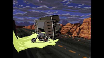 Und hier die pixelige Originalversion des Spiels. Spielbar, aber nicht annähernd so schön.