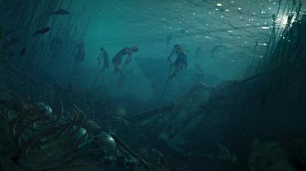 In Assassin's Creed Origins kann der Held wieder tauchen. Unterwasser warten manchmal grausige, manchmal lohnenswerte Funde.