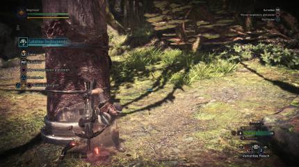 Monster Hunter World - Leichtes Bogengewehr - Spezialmunition verankert ihr im Boden. Sie explodiert bei Beschuss oder sobald das Monster darüberstapft.