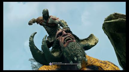 Bei den Bosskämpfen von God of War 4 fließt das meiste Blut; ganz so brutal wie in den Vorgängern geht es aber nicht mehr zu.