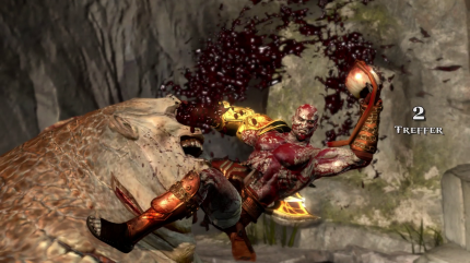 Da bleibt kein Auge trocken: God of War 3 trieb die für die Serie übliche Brutalität noch weiter auf die Spitze. Wie soll man denn den Kindern den ganzen Traubensaft erklären?!