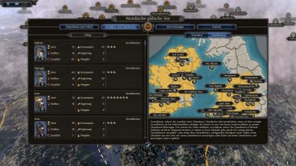 Die Grundbesitze von Total War: Medieval 1 sind wieder mit an Bord. Wir müssen sie gerecht unter unseren Heerführern und Statthalten aufteilen.