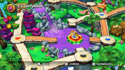 Die Oberwelt von Donkey Kong Country: Tropical Freeze ist so liebevoll und detailliert gestaltet, dass schon allein sie die Betrachtung und Bewunderung wert ist.