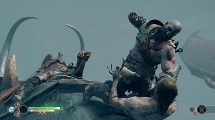 Die Veränderung in Sachen Kameraperspektive trägt ihren Teil dazu bei, dass die Bosskämpfe im neuen God of War nicht so spektakulär ausfallen wie bei den Vorgängern.