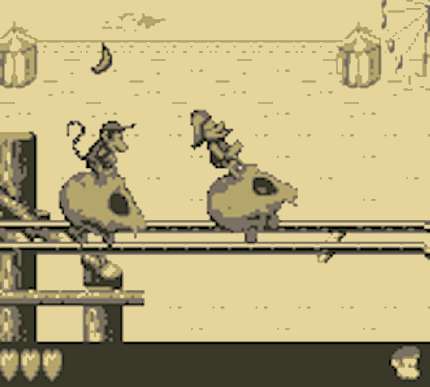 Auch in 8-Bit unglaublich charmant: Donkey Kong Land (im Bild Teil 2) überträgt das beliebte Spielprinzip der Donkey Kong Country-Serie auf den Game Boy.