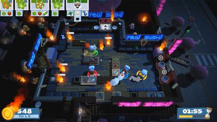 Küchenschlacht in Overcooked 2