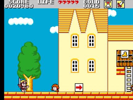 Segas Wunderjunge: Stark an die ersten Zelda-Spiele angelehnt zeigte sich Wonder Boy. Die Sidescroll-Abenteuer gehörten damals zu den besten ihrer Zunft und waren farbenfroher als die Nintendo-Konkurrenz.&nbsp;