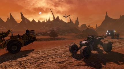 Der Schein trügt: So schön wie hier, präsentiert sich euch Red Faction Guerilla Re-Mars-tered leider nur selten.