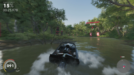 Grafisch haut The Crew 2 wohl niemanden um. Manche Momente, wie Bootrennen im Sumpf, wissen aber zu gefallen.