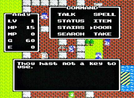 Das Befehlsmenü hielt bereits im ersten Dragon Quest-Ableger Einzug und ist bis heute in jedem weiteren Teil zu finden.