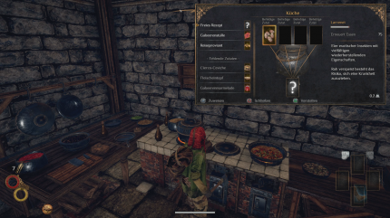 Die Crafting-Menüs sind euer ständiger Begleiter. In ihnen stellt ihr Dinge wie Waffen und Nahrung her oder versucht euch an der Alchemie.