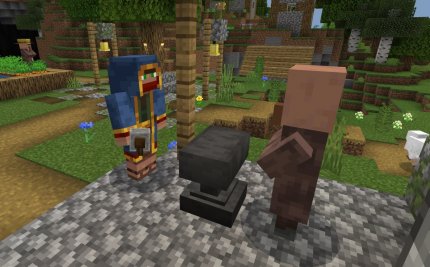 Das Ende April 2019 veröffentlichte Village-&amp;-Pillage-Update integriert zahlreiche neue Dörfer und Berufe in Minecraft. Zudem erweitert es den Minecraft Marketplace um den Travelling Trader. Mit dem Download des Updates unterstützen Spieler automatisch die US-Wohltätigkeitsorganisation Charity: Water.