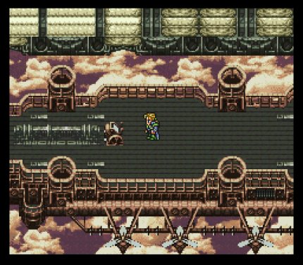 Im Spielverlauf bekommt ihr Zugriff auf ein Luftschiff, mit dem ihr die Welt von Final Fantasy 6 deutlich schneller bereisen könnt.