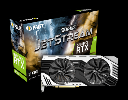 Die Bezeichung 'Super Jetstream' verwendet Palit schon länger für bestimmte Modellvarianten - hier handelt es sich also um eine normale RTX 2080 und nicht um eine RTX 2080 Super!