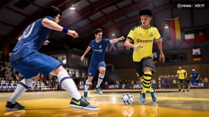 In Volta kickt ihr trickreich im Stil von FIFA Street.