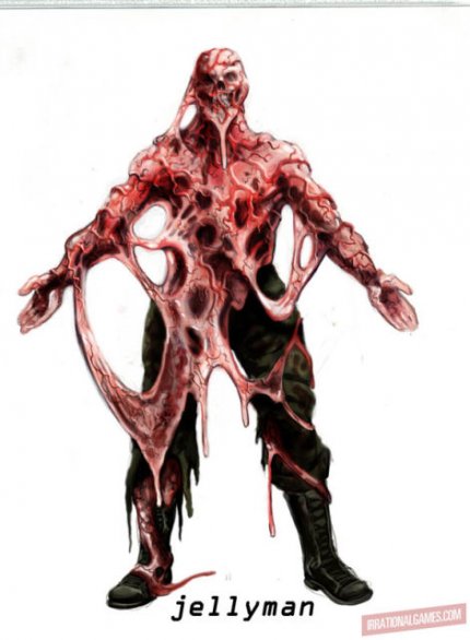Der eklige „Jelly Man“ wären fast einer der Gegner in Bioshock geworden. <br> Bioshock03