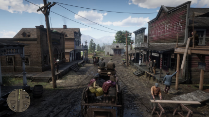 Die Welt in Red Dead Redemption 2 kommt zwar ebenfalls nicht ohne Taschenspieletricks aus, doch lässt sie den Spieler massiv mit ihr interagieren.&nbsp;