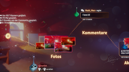 Hat uns ein Traum sehr gut gefallen, so können wir kommentieren, liken und abonnieren. Ein bekanntes Prinzip, oder?