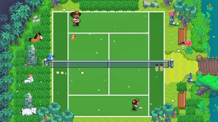 Die am prominentesten in der Fortsetzung vertretene neue Sportart scheint zumindest dem ersten Trailer nach Tennis zu sein.