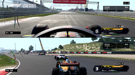 Endlich! Der von vielen Fans geforderte Splitscreen-Modus feiert sein Comeback in F1 2020.