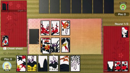 Mit der Herstellung von Hanafuda-Karten begann die Karriere von Nintendo. In der Spielesammlung könnt ihr die kleinen Kunstwerke zumindest virtuell bewundern.