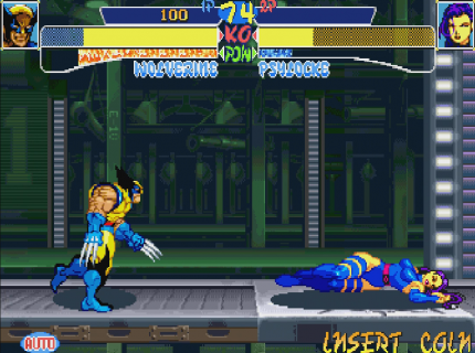 Capcoms X-Men: Children of Atom war der Auftakt für die Marvel-vs.-Capcom-Spiele. Mit einem freischaltbaren Street-Fighter-Charakter durchbrach man mit diesem Titel die Mauern zwischen den Universen.