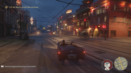 Man ist im Grunde nie ohne Ziel in der offenen Spielwelt unterwegs, sondern verfolgt den linearen Spielablauf. Oder man genießt das wunderschöne Ambiente, während man Nachts durch Chinatown cruist.