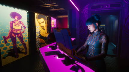 Ein NPC in Cyberpunk 2077
