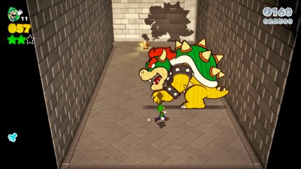 Liebevolle Details und witzige Szenarien erwarten euch in Super Mario 3D World und auch in Bowser’s Fury an jeder Ecke.