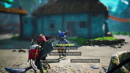 Von einigen Dorfbewohnern erhalten wir ganz klassische Nebenaufgaben. Diese Quests sind allerdings sehr eintönig und mitunter sogar nervig.