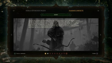 Eine Art Story gibt es in Hood: Outlaws &amp; Legends nicht. Ihr könnt höchstens ein paar Lore-Schnipsel in Textform freischalten.