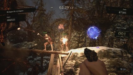 Im Mercenaries-Modus verkettet man Kills zu Kombos und versucht, innerhalb eines Zeitlimits so viele Punkte wie möglich abzusahnen.