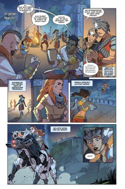 Horizon Zero Dawn: Gewinnspiel und Rezension zum Comic Sonnenhabicht (1)