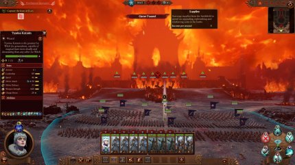 Der Aufmarsch! Wir starten im Reich des Chaosgottes Khorne. Vor uns liegt das Plateau mit dem ersten Siegespunkt.&nbsp;