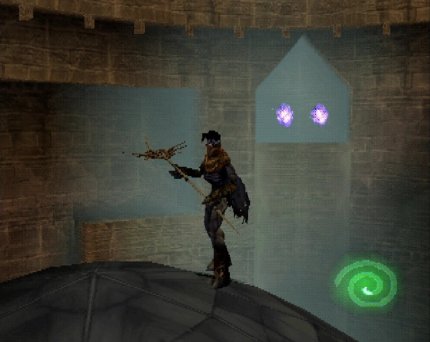 Typisch 90er-Jahre: Wer Soul Reaver komplett durchspielen will, der muss einige waghalsige Kletterpartien über schmale Vorsprünge und rutschige Dächer überstehen.<br> &nbsp;