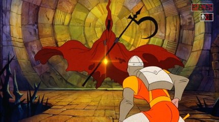 Dragon's Lair sieht aus wie ein Film, verlangt aber von uns, im passenden Moment den richtigen Knopf zu drücken, wenn wir jemals das Ende der Geschichte sehen wollen.