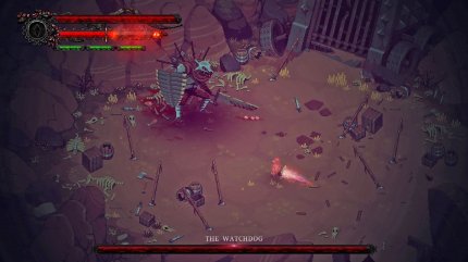 Der erste Boss ist eines der wenigen klassischen Duelle in Eldest Souls. In den meisten anderen Kämpfen gilt es, irgendeine spezielle Mechanik zu begreifen.