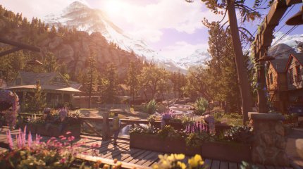 In Life is Strange: True Colors verschlägt es euch ins verschlafene Haven Springs, das grafisch bereits einiges hermacht.