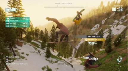 Seid ihr nicht in einer Crew unterwegs, tretet ihr in den Karrieren nur gegen die Geister anderer Fahrer an. Abseits davon trefft ihr in der Welt aber auf andere Spieler.