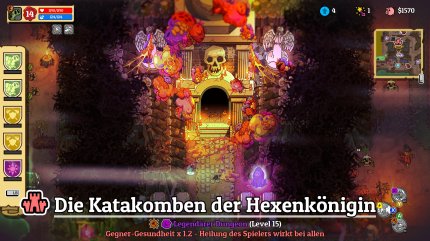 Wunderschöne Dungeons und wahnwitzige Gestaltung gehören in Nobody Saves the World zum Alltag