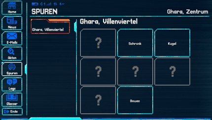 Die gefundenen Hinweise werden im Telefon gesammelt, sodass man sie jederzeit wieder anschauen kann.&nbsp;