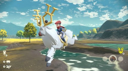 Wenn ihr zur Abwechslung mal nicht nur die Landschaft bestaunen wollt, sondern ein festes Ziel vor Augen habt, lohnt sich das Herbeirufen der Transport-Pokémon.