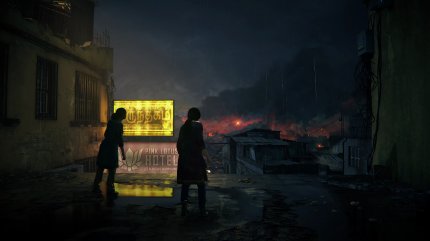 Die Beleuchtung ist zwar etwas besser und die Texturen knackiger, aber die spiegelungen sind weiterhin auf PS4-Niveau.